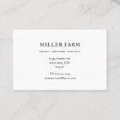 gelbe Frühlingsblumenhaus danke Karte (Rückseite)