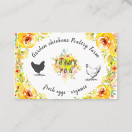 gelbe Frühlingsblumenhaus danke Karte