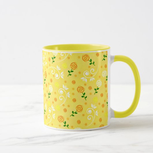 Gelbe Frühlingsblüte Tasse (Rechts)