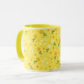 Gelbe Frühlingsblüte Tasse (Vorderseite Links)