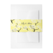 Gelbe Frühlingsblüten Einladungsbanderole (Vorderseite Beispiel)