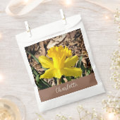 Gelbe Frühlingsdaffodil im Garden-Individuelle Nam Geschenktütchen (Ausgeschnitten)