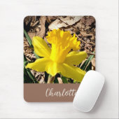 Gelbe Frühlingsdaffodil im Garden-Individuelle Nam Mousepad (Mit Mouse)