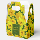 Gelbe Frühlingsdrossel - Hochzeit Geschenkschachtel (Geöffnet)