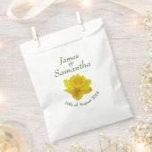 Gelbe Frühlingsdrossel - Hochzeit Geschenktütchen (Ausgeschnitten)