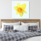 Gelbe Frühlingsdrossel Leinwanddruck (Insitu (Schlafzimmer))