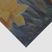 Gelbe Frühlingsdüster Decoupage Seidenpapier (Detail)