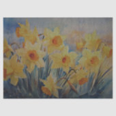 Gelbe Frühlingsdüster Decoupage Seidenpapier (Vorderseite)