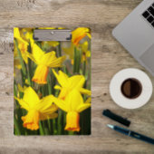 Gelbe Frühlingsdüster Klemmbrett