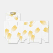 Gelbe Frühlingshuppen Blumenstrauß Brautparty Geschenkschachtel (Ungefaltet)