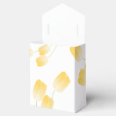 Gelbe Frühlingshuppen Blumenstrauß Brautparty Geschenkschachtel (Geöffnet)