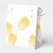 Gelbe Frühlingshuppen Blumenstrauß Brautparty Geschenkschachtel (Rückseite)