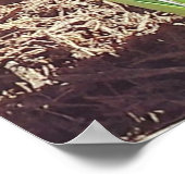 Gelbe Frühlingspülung Poster (Ecke)