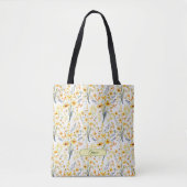 Gelbe Frühlingssonne personalisiert Tasche (Vorderseite)