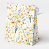 Gelbe Frühlingssonne - Wildblumen Geschenkschachtel (Rückseite)