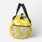Gelbe Fußballmuster-Schraubengrafik Duffle Bag (Rechts)