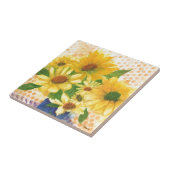 Gelbe Gänseblasen Fliese (Seite)