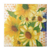 Gelbe Gänseblasen Fliese (Vorderseite)