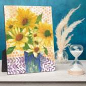 Gelbe Gänseblasen Fotoplatte (Seite)