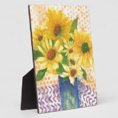 Gelbe Gänseblasen Fotoplatte (Seite)