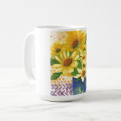 Gelbe Gänseblasen Kaffeetasse (Vorderseite Links)