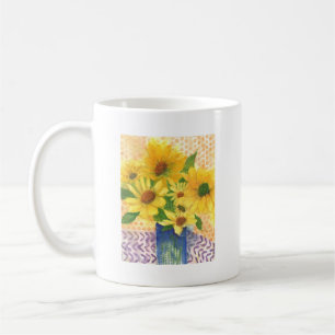 Gelbe Gänseblasen Kaffeetasse
