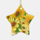 Gelbe Gänseblasen Keramik Ornament (Rechts)