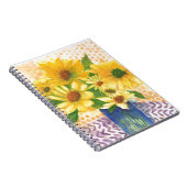 Gelbe Gänseblasen Notizblock (Rechte Seite)