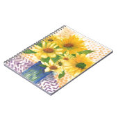 Gelbe Gänseblasen Notizblock (Linke Seite)