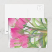Gelbe Gänseblasen Postkarte (Vorne/Hinten)