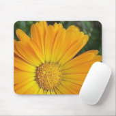 Gelbe Gänseblümchen-Mausunterlage Mousepad (Mit Mouse)