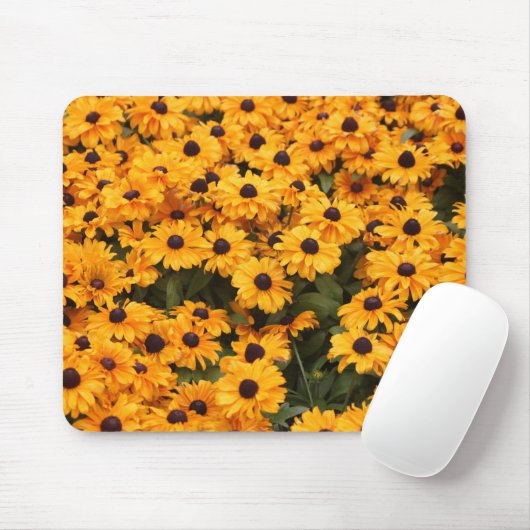 Gelbe Gänseblümchen Mousepad (Mit Mouse)