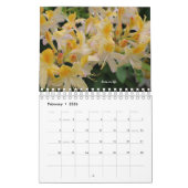 Gelbe Garden-Blume Kalender (Feb 2026)