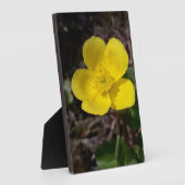 Gelbe Gartenanlage Blume Fotoplatte (Seite)