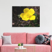Gelbe Gartenanlage Blume Leinwanddruck (Insitu (Wohnzimmer))