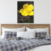 Gelbe Gartenanlage Blume Leinwanddruck (Insitu (Schlafzimmer))