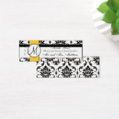 Gelbe Gastgeschenk Hochzeit-Markierung für Black D (Schreibtisch)