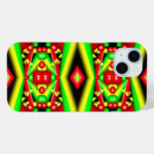 Gelbe Gelbbläschen und Streifen Abstrakt Art Case-Mate iPhone Hülle (Rückseite (Horizontal))