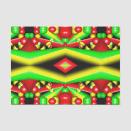 Gelbe Gelbbläschen und Streifen Abstrakt Art Seidenpapier