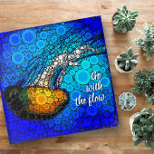 Gelbe Gelee im Ozean, Go with Flow Puzzle