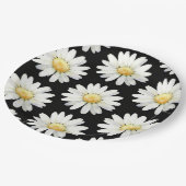 Gelbe gepunktete Gänseblümchen Pappteller (Schrägansicht)