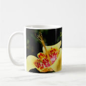 Gelbe Gepunktete Lilie Blume Personalisiert Kaffeetasse (Links)