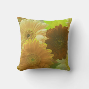Gelbe Gerbera Daisy Blume Kissen Kissen
