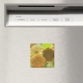 Gelbe Gerbera Daisy Blume Kühlschrank Magnete Magnet (In Situ (Geschirrspüler))