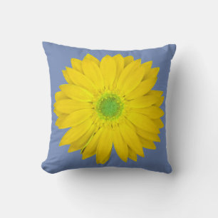 Gelbe Gerbera Kissen