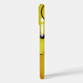 Gelbe Gesichter Case-Mate iPhone Hülle (Rückseite / Links)
