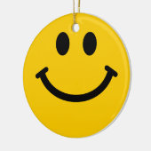 Gelbe Gesichts-Verzierungs-Dekoration Keramik Ornament (Links)