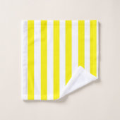 Gelbe gestreifte Tücher (Waschlappen)