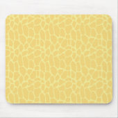 Gelbe Giraffe Print Mousepad (Vorne)