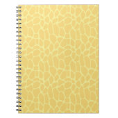 Gelbe Giraffe Print Notizblock (Vorderseite)